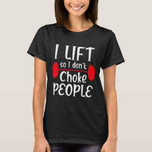 Camiseta Levantamento de Peso Engraçado Eu Levanto Para Não