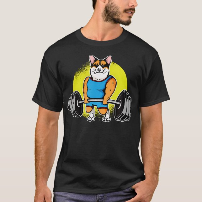 Camiseta Levantamento de peso Eu Malhação Engraçada De Elev (Frente)