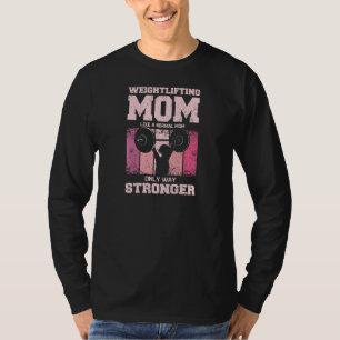 Camiseta Levantamento de Peso Feminino Mãe Academia Mãe