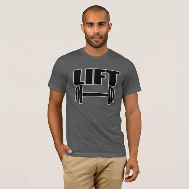 CAMISETA LEVANTAMENTO DE PESO LIFT GYM (Frente Completa)