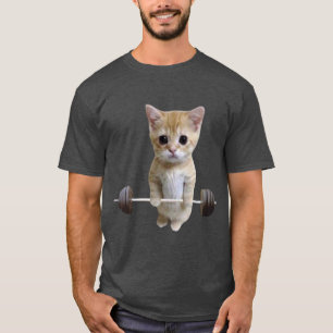 Camiseta Levantamento de Peso morto do Gato de Academia