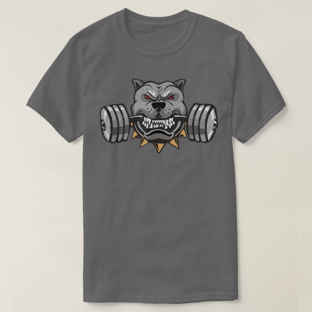 Camiseta Levantamento de Peso Pitbull, Mens Pitbull Lover,  (Frente do Design)