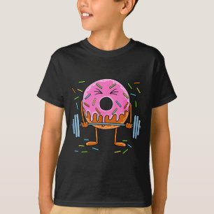 Camiseta Levantamento de peso - Rosquinha engraçada academi