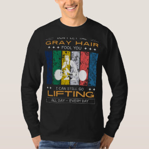 Camiseta Levantamento do Entusiasta Tee - Cabelo de Cinza,