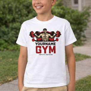 Camiseta Levantamento do peso da GYM inicial da Malhação do