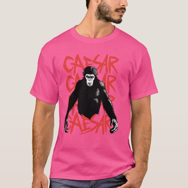 Camiseta Levantamento do Planeta do César dos Macacos em Br (Frente)