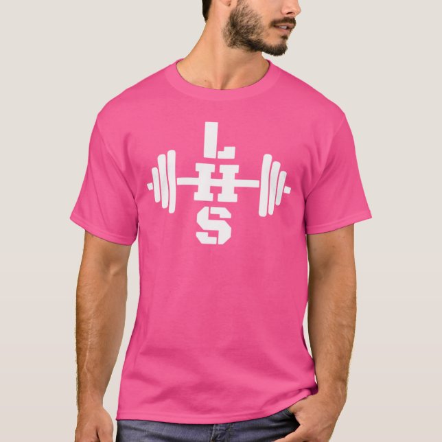 Camiseta Levantamento Pesado Lhs Barbell L (Frente)