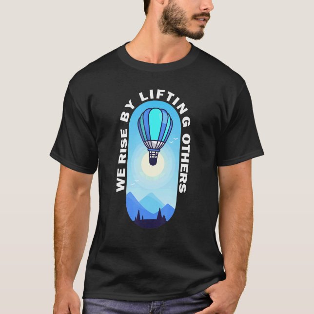 Camiseta Levantamo-Nos Levantando Outros Inspiracionais Ar  (Frente)