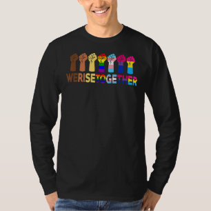 Camiseta Levantamos Juntos Lgbt Q Orgulho Justiça Social Ig