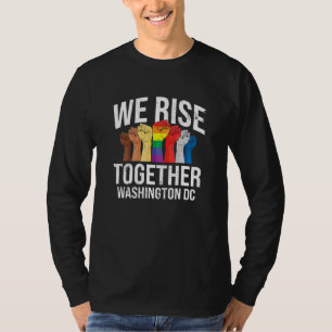 Camiseta Levantamos Washington Dc Lgbtq Evergreen Sta