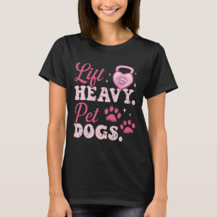 Camiseta Levantar Cachorros Pesados Treino Musculação Levan