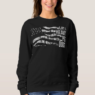 Camiseta Levantar Cães Pesados de Animais de Companhia