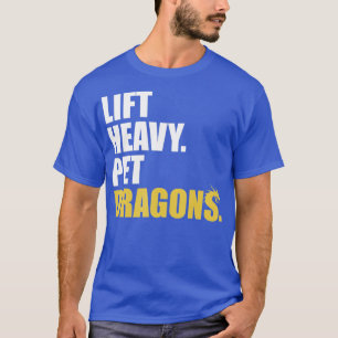Camiseta Levantar Dragões Pesados de Animais de Companhia F