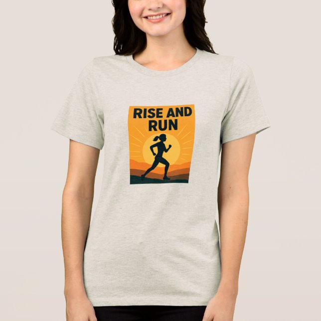 Camiseta Levantar e Correr (Frente)