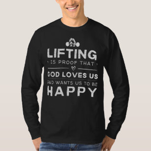 Camiseta Levantar É Prova De Que Deus Nos Ama Engraçado Tee