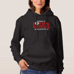 Camiseta Levantar Meu Adorável Rottweiler Está Escavando Ro