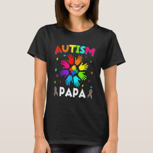 Camiseta Levante a Mão Conscientização do Autismo Apoio à F