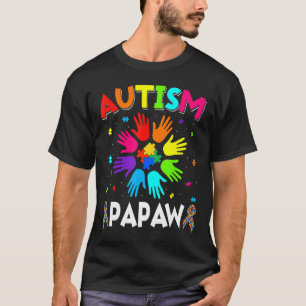 Camiseta Levante a Mão Conscientização do Autismo Apoio à F