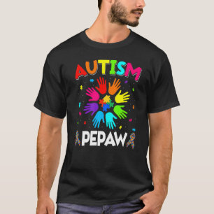 Camiseta Levante a Mão Conscientização do Autismo Apoio à F