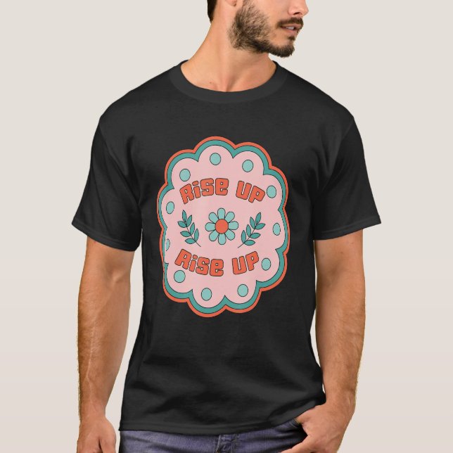 Camiseta Levante a marcha dos direitos humanos das mulheres (Frente)