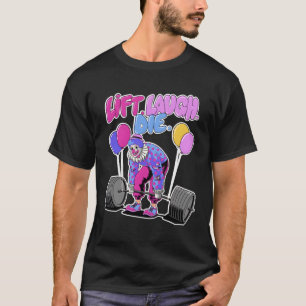 Camiseta Levante a risada Die Levantando o palheta