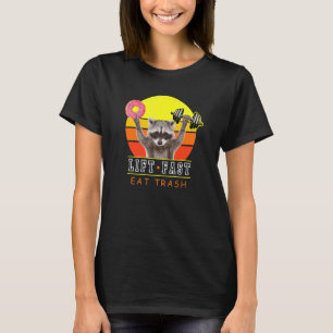 Camiseta Levante a Rosquinha de lixo de alimentação rápida