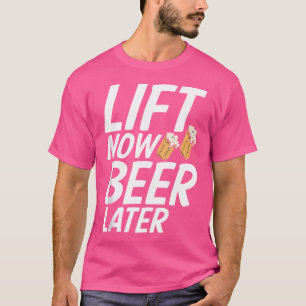 Camiseta Levante Agora Cerveja Depois Academia de Ginástica