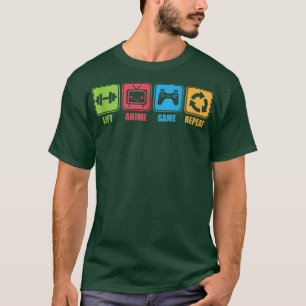 Camiseta Levante, Anime, Videos games, Motivação De Gym Rep