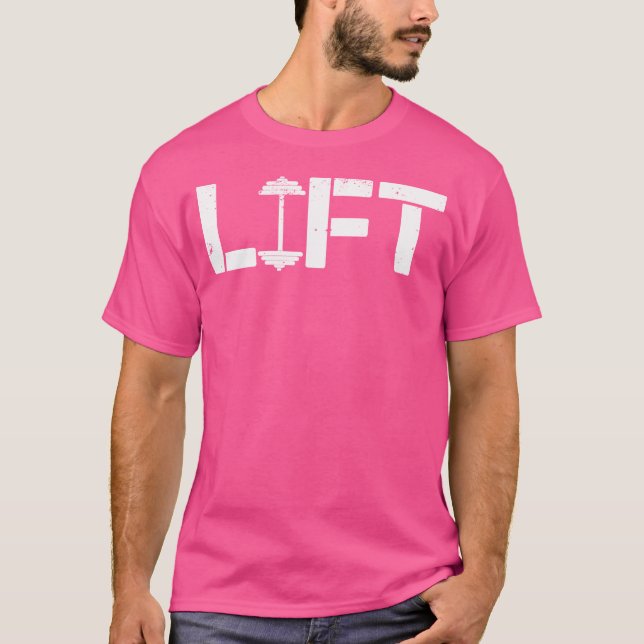 Camiseta Levante Barbell Weising Gym Workou (Frente)