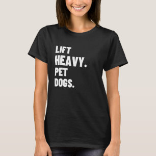 Camiseta Levante Cães Pesados De Pet Para Elevadores De Pes