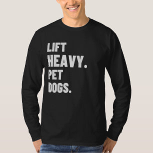 Camiseta Levante Cães Pesados De Pet Para Elevadores De Pes