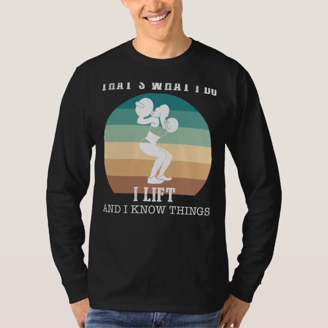 Camiseta Levante, Chuckle, Domine: É O Que Eu Faço, Eu Leva (Frente)