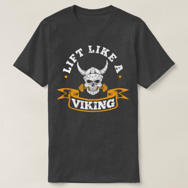 Camiseta Levante Como Um Eixo De Levantamento De Peso (Frente do Design)