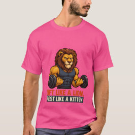 CAMISETA "LEVANTE COMO UM LÍON, DESCANSE COMO UMA COZINHA