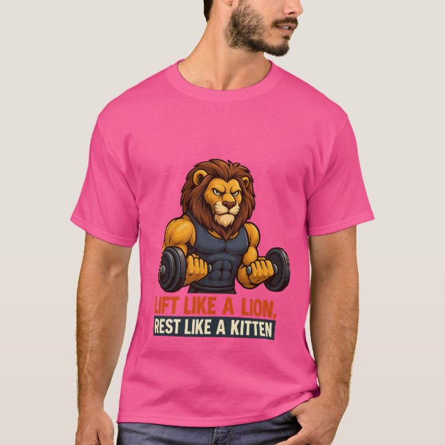 CAMISETA "LEVANTE COMO UM LÍON, DESCANSE COMO UMA COZINHA (Frente)