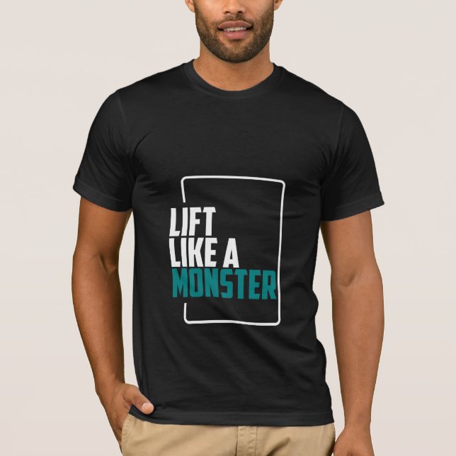 Camiseta Levante Como Um Monstro - Camisa-Giro (Frente)