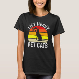 Camiseta Levante Gatos Pesados De Animais De Companhia Form