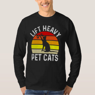 Camiseta Levante Gatos Pesados De Animais De Companhia Form