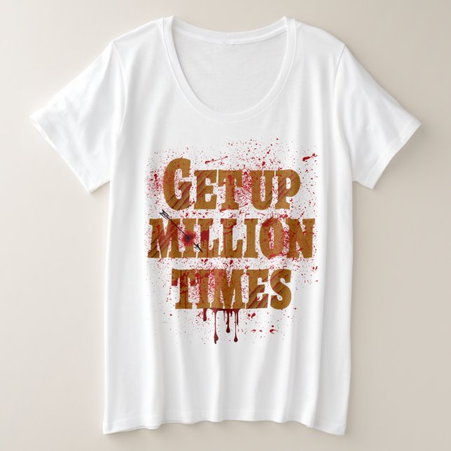 Camiseta Levante Milhões de Vezes| Os melhores presentes in (Frente do Design)