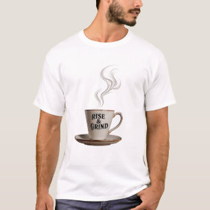 Camiseta "LEVANTE & MOA" Caneca de Café da Manhã