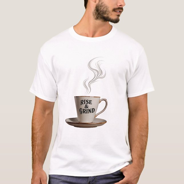 Camiseta "LEVANTE & MOA" Caneca de Café da Manhã (Frente)