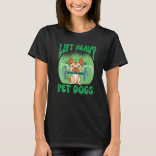 Camiseta Levante o elevador de peso da Malhação de carne de