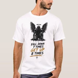 Camiseta Levante-se 8 Vezes Depois de Cair 7 Vezes – An