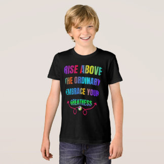 Camiseta Levante-se acima da abraçao comum, sua grandeza