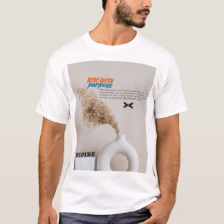 Camiseta Levante-se Com Propósito – Minimalista Motivaciona