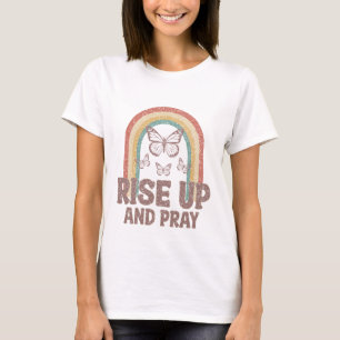 Camiseta Levante-se e reze Jesus