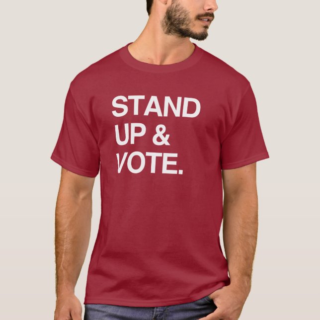 CAMISETA LEVANTE-SE E VOTE (Frente)