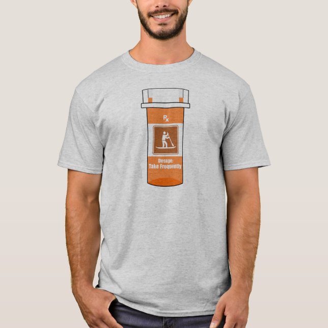 Camiseta Levante-Se, Paddling É A Minha Droga (Frente)