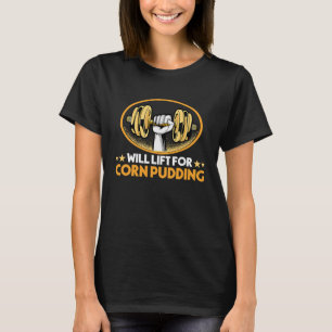 Camiseta Levante-se para o Milho Pudim Cornbun Humor Pastri