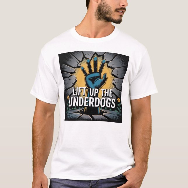 Camiseta Levante-se para o sub-cão (Frente)